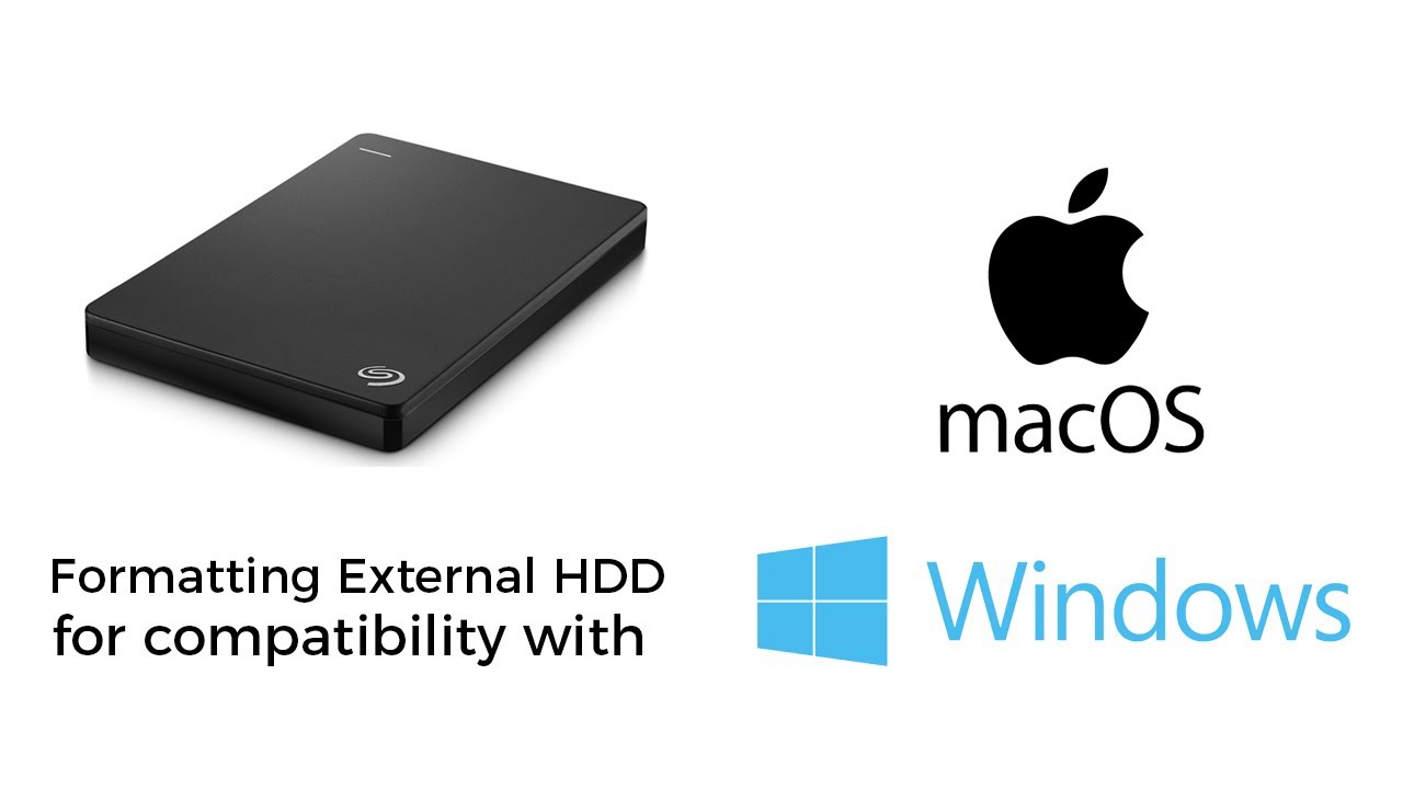 external hard drive format for both mac and windows